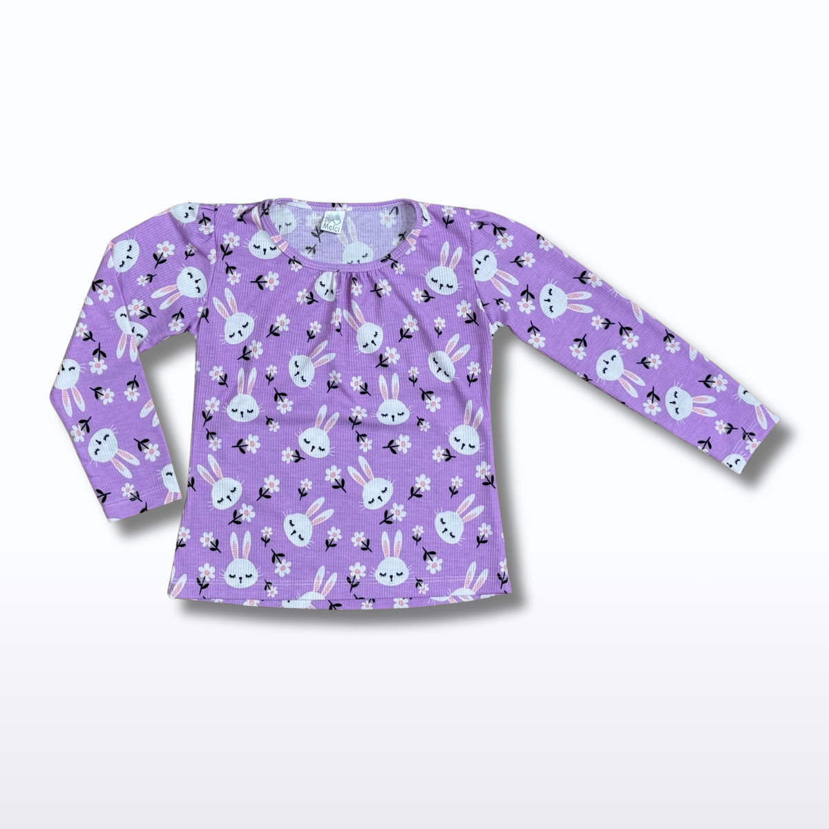 Camiseta Manga Larga MORLEY / estampa CONEJITOS