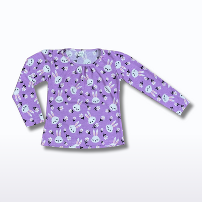 Camiseta Manga Larga MORLEY / estampa CONEJITOS