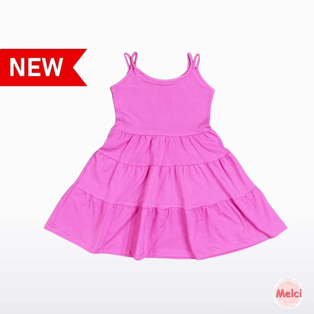 Vestido Algodón/ Lycra ROSA ¡NUEVO!