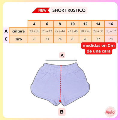 Short Rustico Basico ¡NUEVO!
