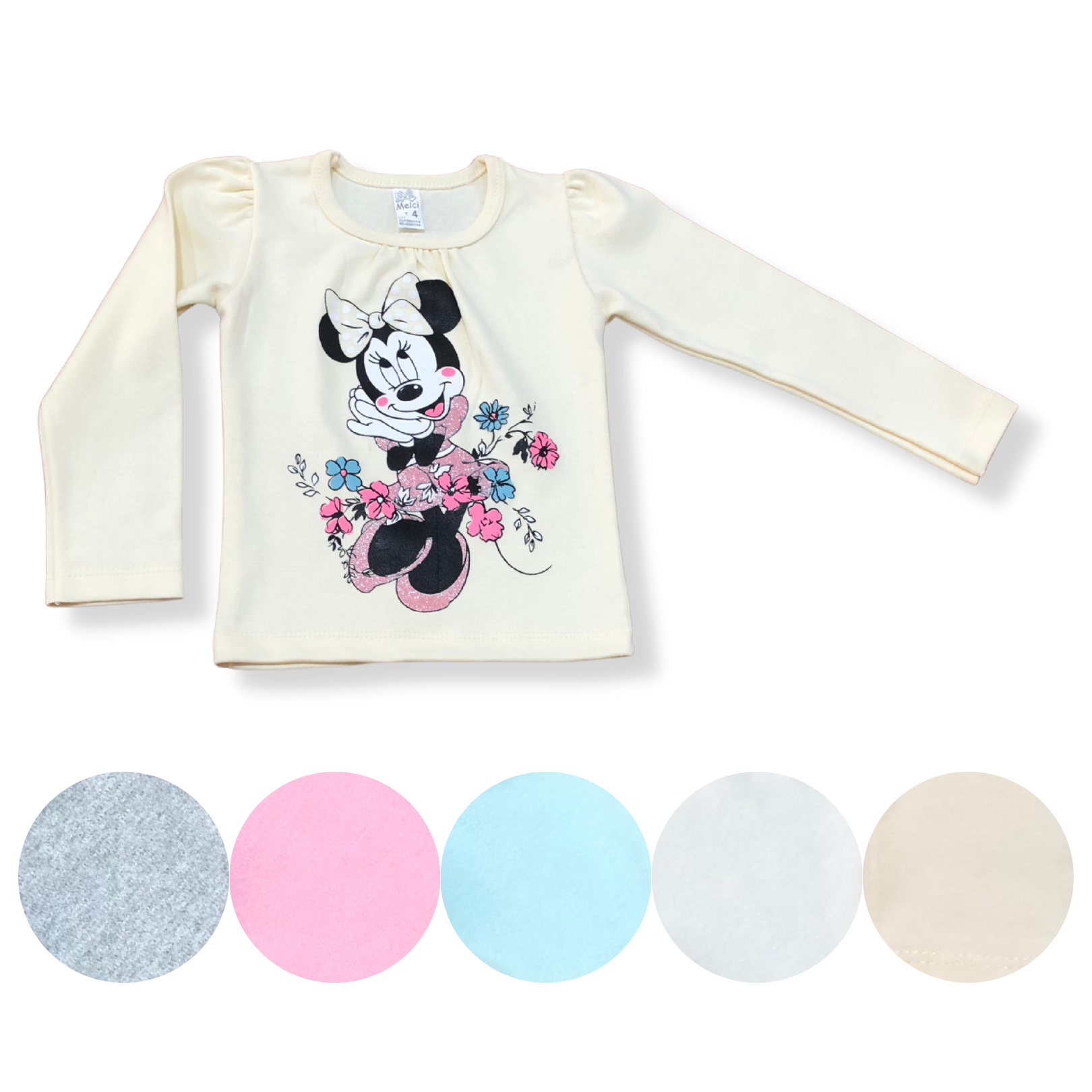 Remera manga larga Minnie